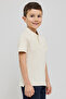 Pocket Front T-Shirt with Stand Collar and Short Sleeves - 4