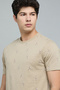 Printed T-Shirt with Crew Neck and Short Sleeves - 4