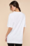 Stitch Print T-Shirt with Crew Neck and Short Sleeves - 6