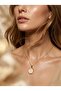 Women's Asymmetrical Shaped Adjustable Enamel Necklace - Special Design Organic Shape - 2