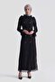 Lace Stylish Dress Black - 4