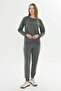 Women's Cotton Crew Neck Sweatshirt Set Lemon Mold 8512- L.K - 2