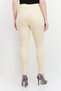Women Skinny Fit High Waist Camouflaged Cargo Pants, Beige - 3