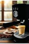 Espresso Coffee Machine - 1.2L, 20 Bar, Multi-Function (ME-ECM2040) (Black)| 1100W