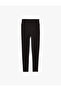 High Waist Interlock Fabric Slim Fit Sports Leggings - 2