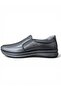 Men's Black Inside-Out Genuine Leather Orthopedic Lightweight Poly Sole Casual Shoes - 4