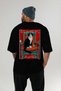 49 Cats for the Sake of Cat Love Printed Black Oversize T-Shirt 100% Cotton Unisex Cat Lover Premium Design - 5