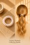 Luxury Women's Spiral Hair Clip Telephone Cord Design Acrylic