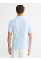 Nevavm Men's Textured Polo Collar T-Shirt with a Difference - 4