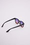 Unisex Oval Black Frame Uv 400 Protection Colored Glass Sunglasses - 4