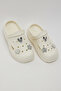 Charm Detail Slingback Clogs - 3