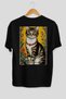 For the Love of Cats 106 Cat Printed Black Oversize T-Shirt 100% Cotton Unisex Cat Lover Premium Design