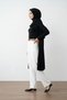 Marian Women's White High Waist Oversize Wide Leg 106 cm Length Lycra Fabric Trousers2026 - 3