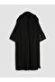 Two Mt Shop Quality Lcw Modest Black Crepe Patterned Long Robe - 5