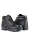 Winter Waterproof Lace-Up Casual Boots Black Unisex Shoes - 3