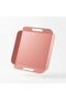 Metal Presentation Tray Set, Soft Colors, Modern Tea and Coffee Presentation Tray, 3 Piece Set (Pink-Pink-Pink) - 8