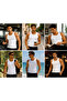 Men's Halter Neck Slimfit Corded Fabric Athlete Stretch Fabric Athlete - 4