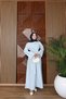 Women's Belt Detailed Hijab Dress Long Sleeve Loose Cut Dress