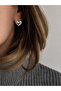 Minimal Heart Earrings 1.2 cm