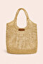 Shine Beach Bag - Gold - 2