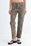 Leopard Patterned Jean Trousers Pn1074 - 4