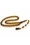 Honey Color Fire Crimped Amber Rosary