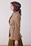 Brown Object Pattern 100% Twill Silk Scarf 4320 - 32