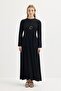 Godeli Piece Linen Dress Black - 3