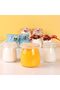100ml Yoghurt Jars Pudding Jar with Lid Glass Container for Milk Jams Jelly Mousse Yogurt Making (12) - 4