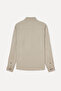 Men's Mink Color Regular Fit Long Sleeve Linen Blend Shirt - 2