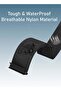 Fit-Weave Nylon Braided Band Adjustable Replacement Strap for Whoop 5.0 - Black - 4