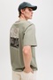 تي شيرت رجالي من Seagrass JORMONTAUK AOP BACK TEE SS CREW NECK SN رمز الموديل: 12292148Seagrass - 8
