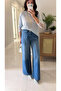 Rinona Blue Wide Leg Jean - 3