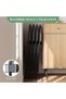 - Set of 2 Folding Metal Chairs with Non-Slip Ear Pads, Chair with Cotton and Linen Seat and Metal Frame, for Indoor and Outdoor Use, Room - 6
