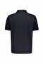 Polo Collar V-Placket T-Shirt Sts1014000005 Navy Blue - 2