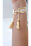Gold Eye Figure Adjustable Bracelet - 2