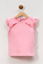 Girl's Stone Printed Cotton Short Sleeve T-Shirt - 2