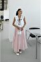 Women's White Pleated Tie-Back Blouse - 3