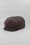 Unisex Retro Washed Cotton Newsboy Cap Hat - 2