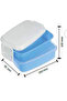 Two-Layer Lockable Multi-Purpose Storage Container Mixed Color 1 Piece