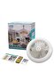 36W LED Multi-Function Ceiling Fan Light With Remote Control, Dimmable, 3 Wind Speeds, Timer, White