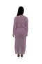 Plus Size Long Sleeve, Stone Detailed, Side Slit, Tie-Waist, Long Tulle Women's Pareo - 6