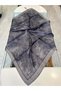 Black Cloud Pattern Crystal Scarf - 16