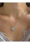 316L Zircon Stone Steel Necklace