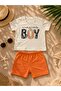 Mama's Boy Printed Shorts Summer Baby Set 0-24 Months - 2