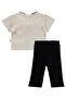 Big Bowknot Set for 6-18 Months - Beige - 3