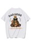 Unisex Oversize Dad Fashion T-Shirt (White)