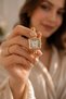 Besce Gold Roman Numeral Women's Wristwatch – White Dial Vintage Square Case Elegant Bracelet Design Quartz Watch - 6