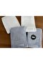 100% Cotton 4-Pack 50X100 cm Cream and Gray Hand Towels - 6