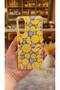 Samsung a56 compatible lemon patterned transparent shock absorbing camera protected clear case - 2